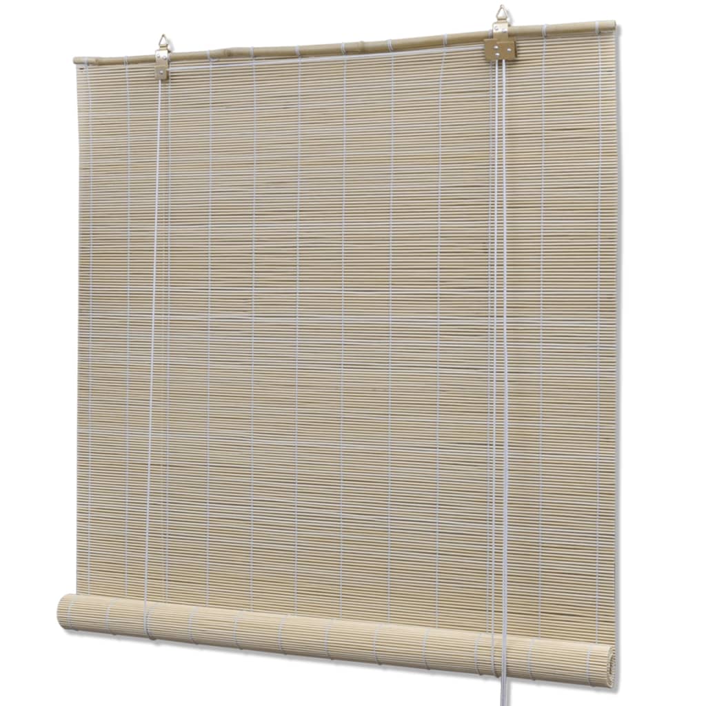 vidaXL Naturalne rolety bambusowe, 4 szt., 120 x 160 cm