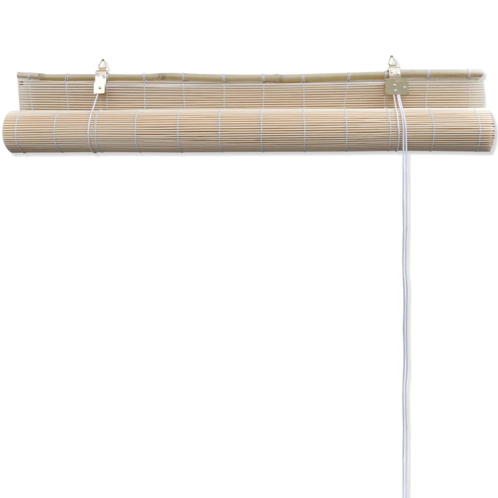 vidaXL Naturalne rolety bambusowe, 4 szt., 120 x 160 cm