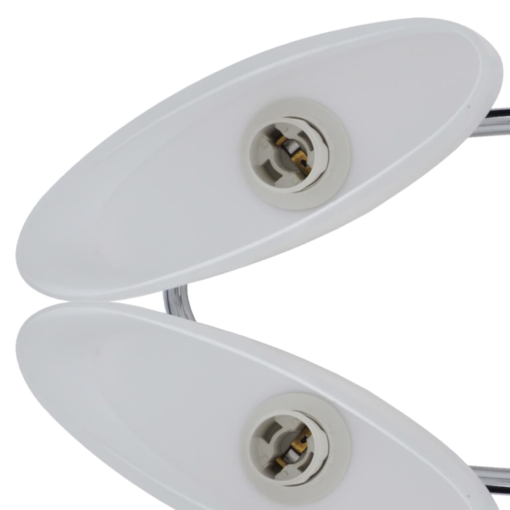 vidaXL Lampa sufitowa z kloszami elipsoidalnymi, 4 szt., E14