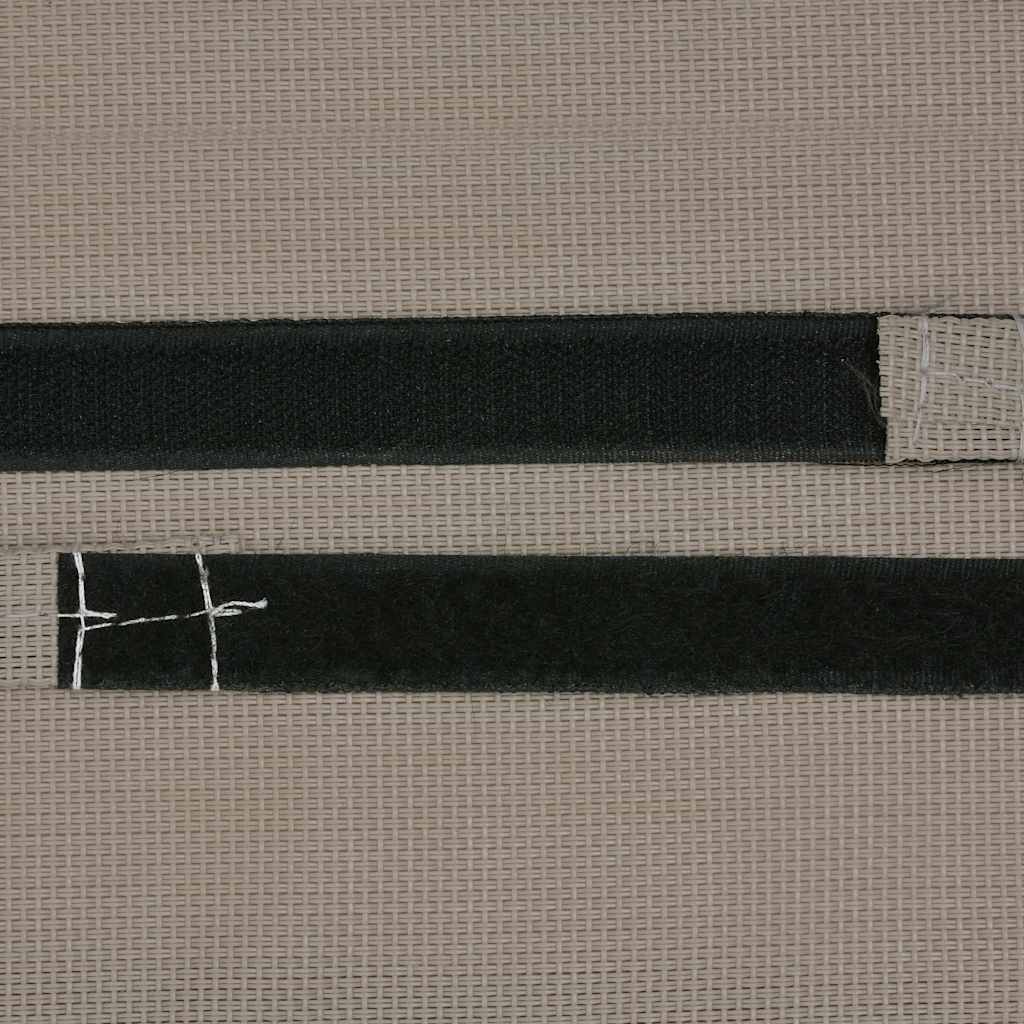 vidaXL Poduszka zagłówek na krzesło, taupe, 40x7,5x15 cm, textilene