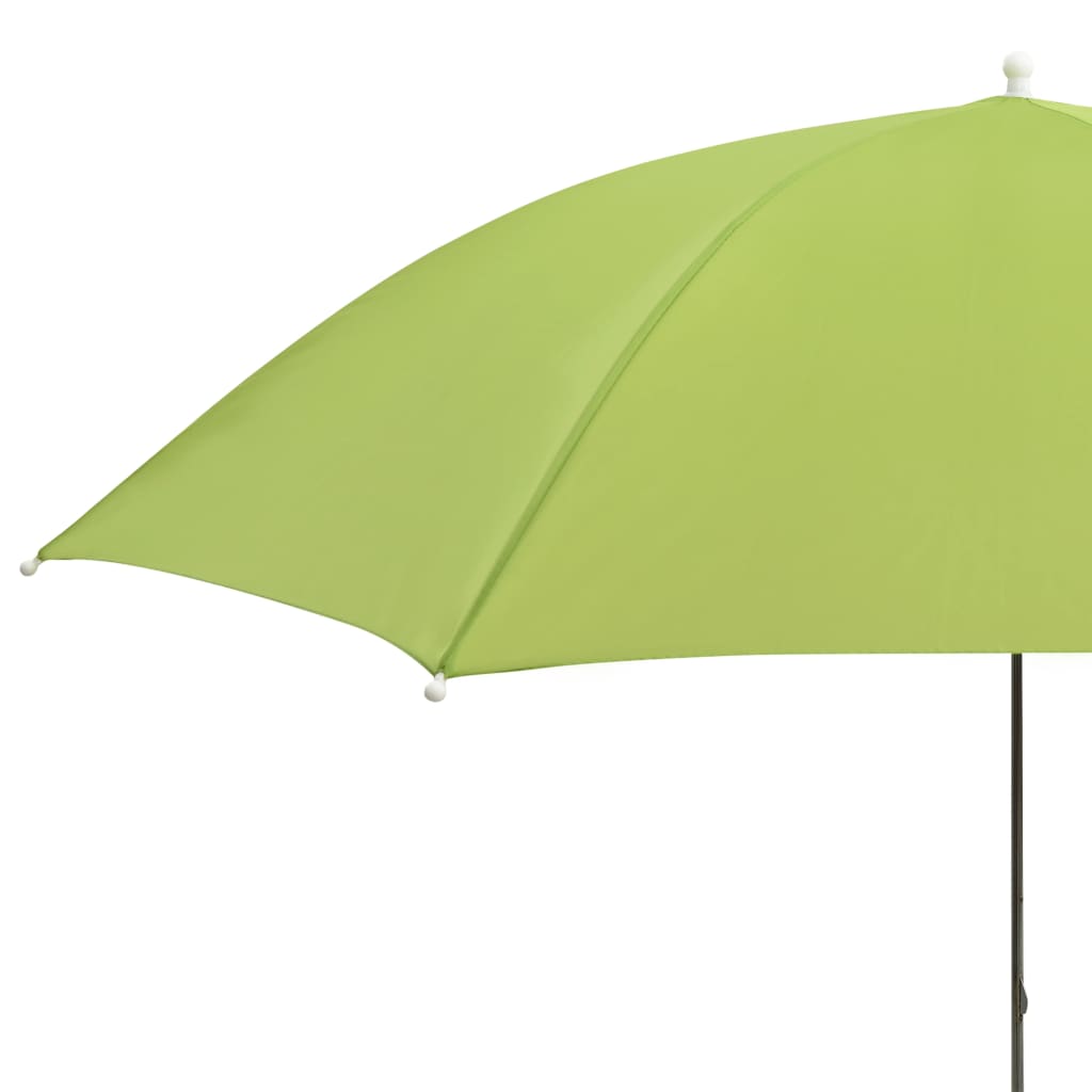 vidaXL Parasole do krzeseł turystycznych, 2 szt., zielone, 105 cm
