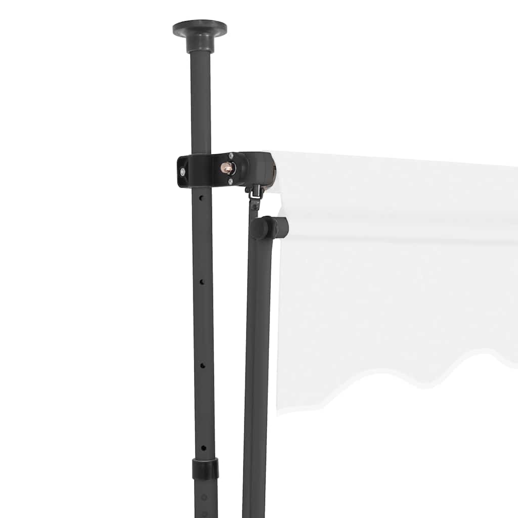 vidaXL Ręcznie zwijana markiza z LED, 300 cm, kremowa