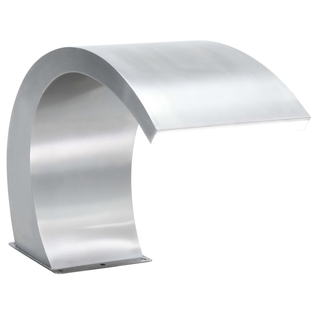 vidaXL Fontanna do basenu z LED, stal nierdzewna, 30x60x45 cm