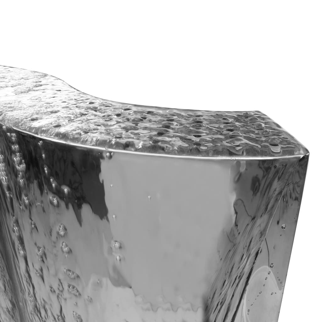 vidaXL Fontanna ogrodowa, srebrna, 60,2x37x122,1 cm, stal nierdzewna