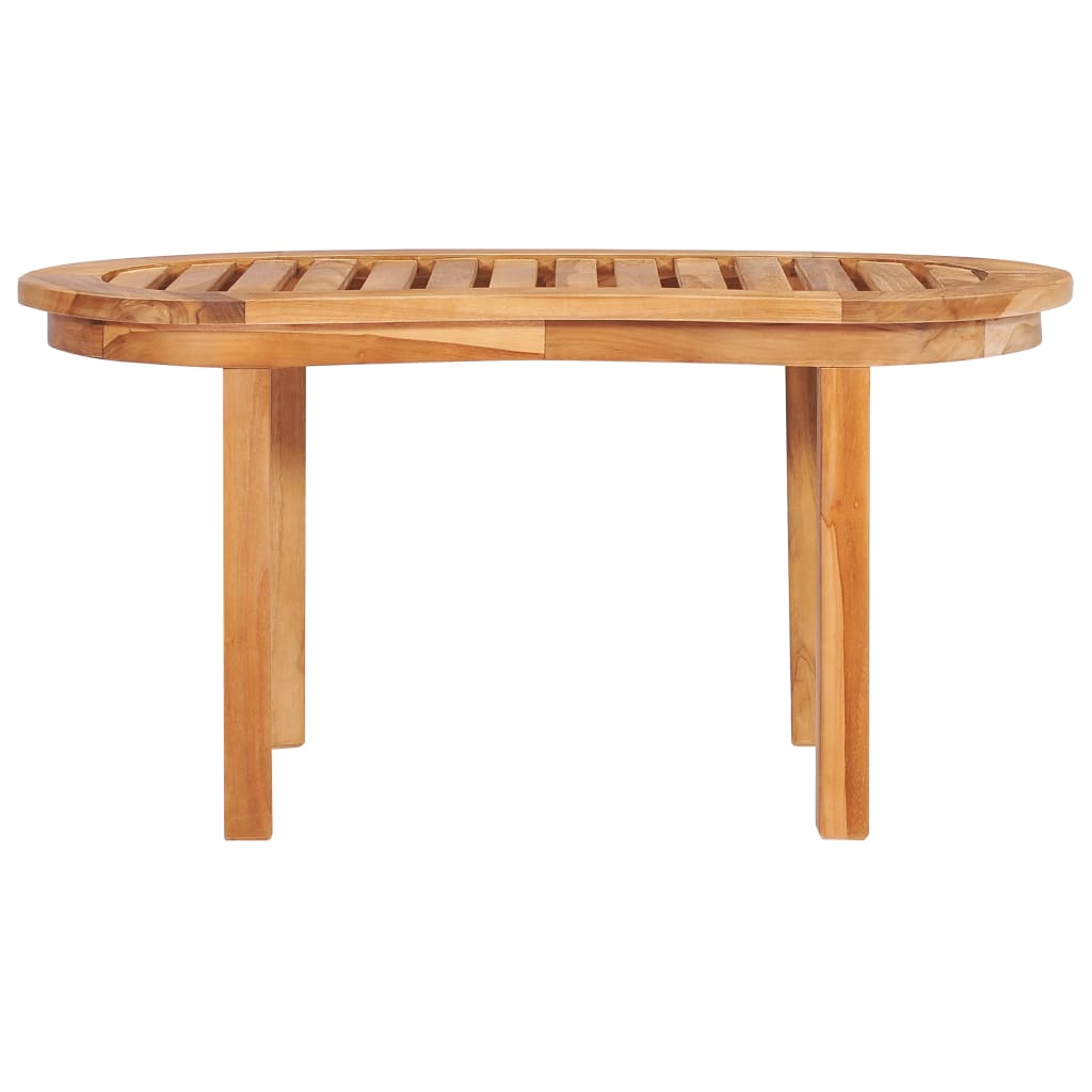 vidaXL Stolik kawowy, 90 x 50 x 45 cm, lite drewno tekowe