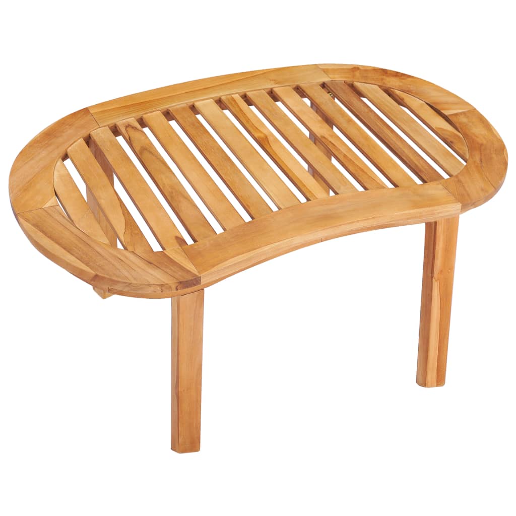 vidaXL Stolik kawowy, 90 x 50 x 45 cm, lite drewno tekowe