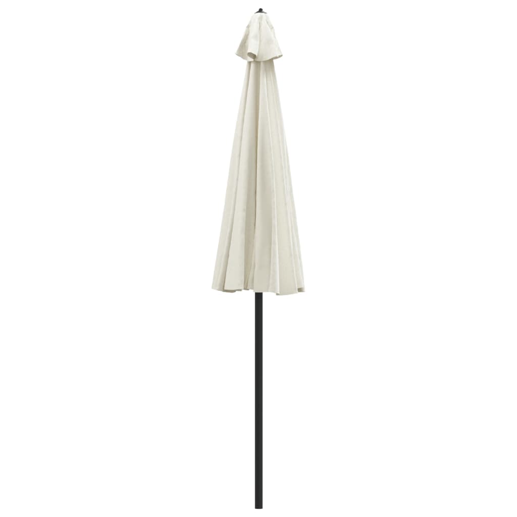 vidaXL Parasol ogrodowy na słupku aluminiowym, 270 cm, piaskowy