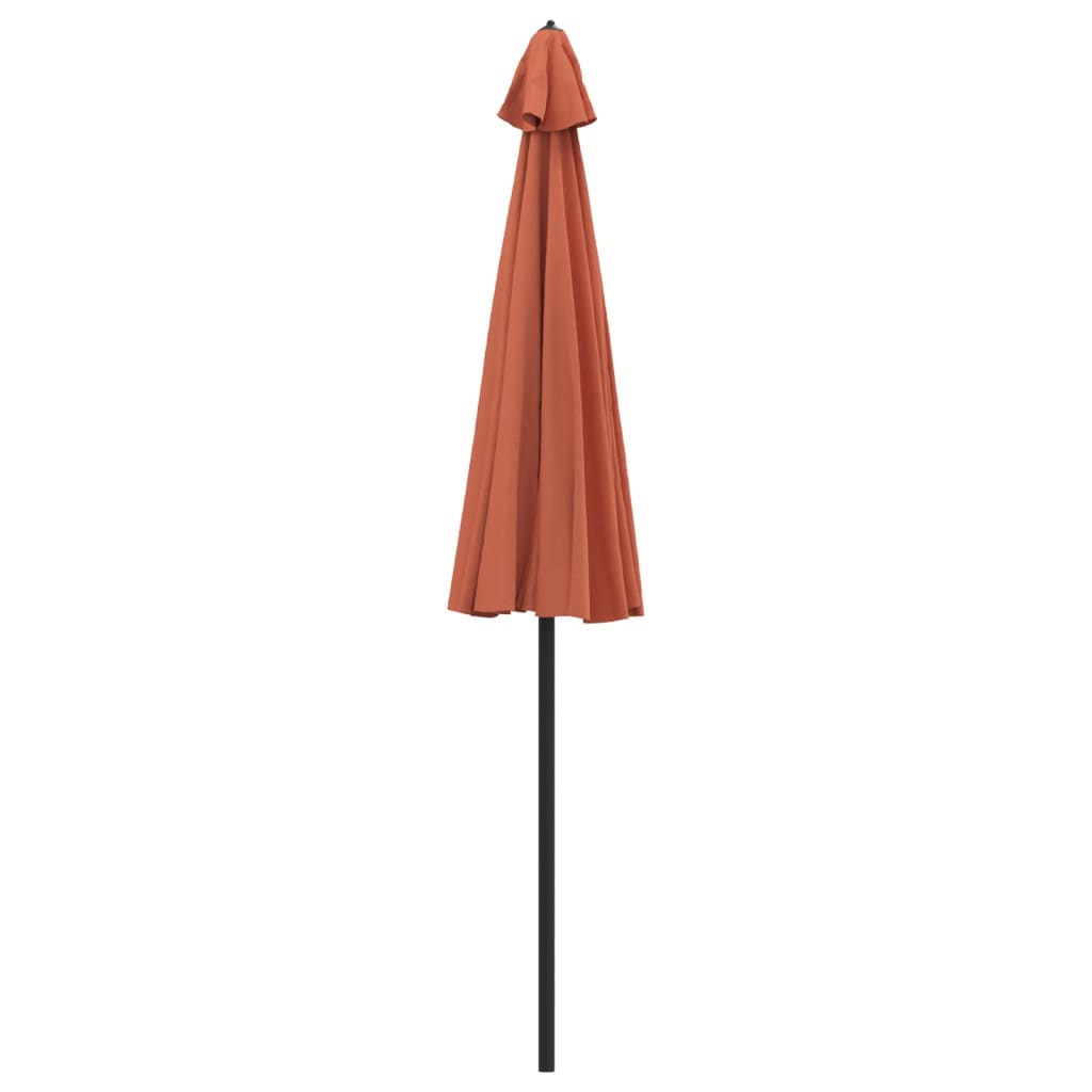 vidaXL Parasol ogrodowy na słupku aluminiowym, 270 cm, terakota