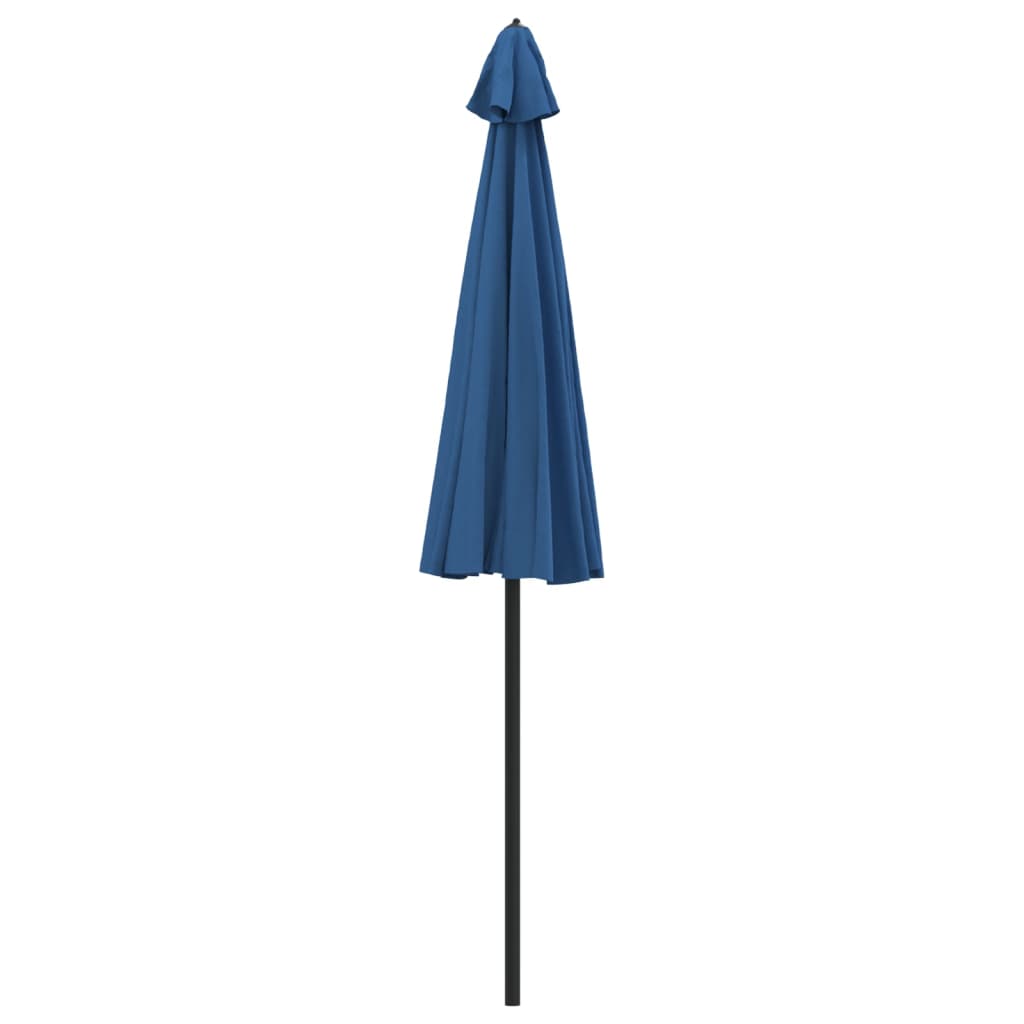 vidaXL Parasol ogrodowy na słupku aluminiowym, 270 cm, lazurowy
