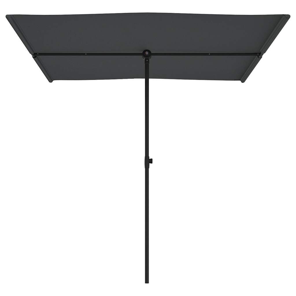 vidaXL Parasol ogrodowy na aluminiowym słupku, 2x1,5 m, antracytowy