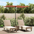 vidaXL Parasol ogrodowy na aluminiowym słupku, 2x1,5 m, terakota