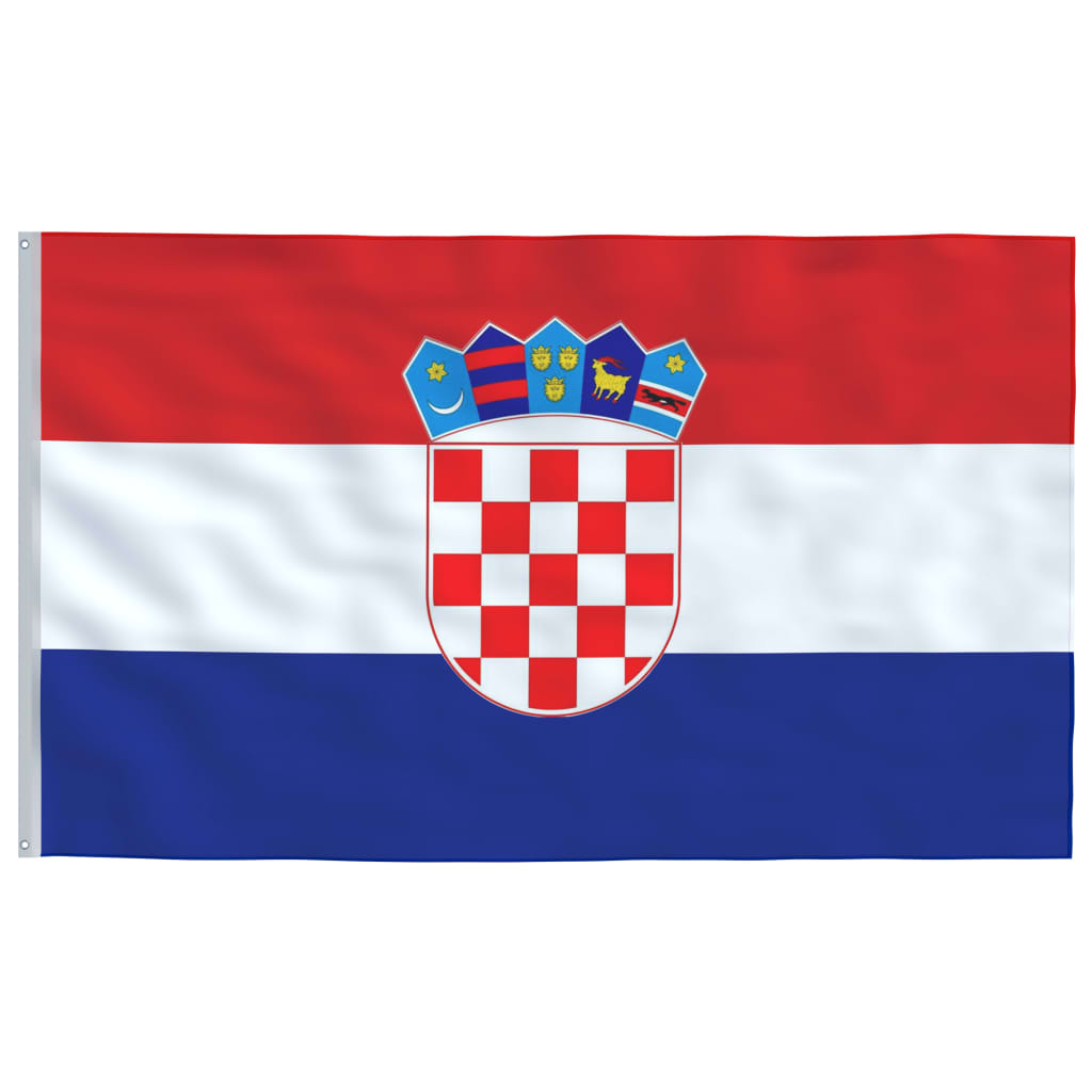 vidaXL Flaga Chorwacji, 90 x 150 cm