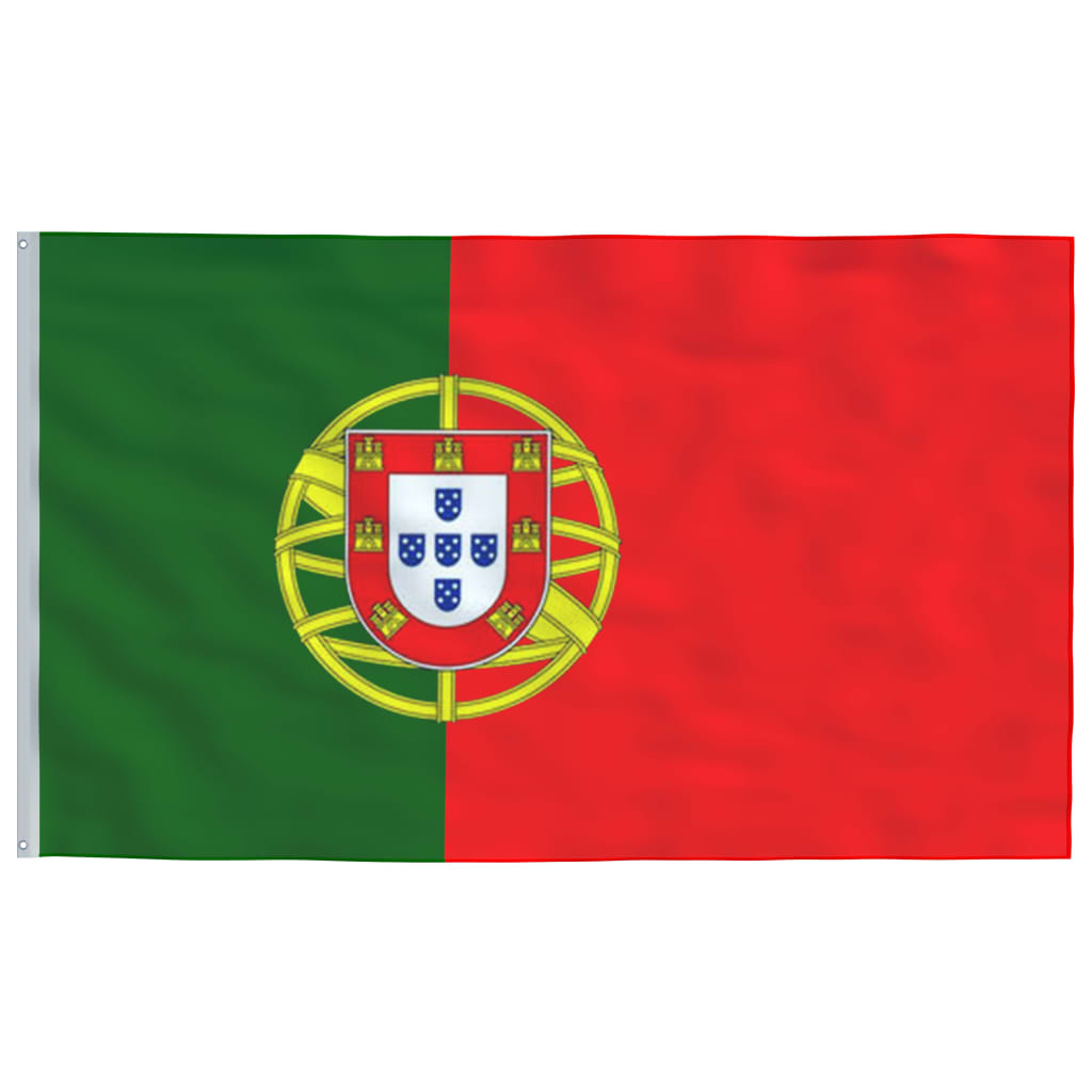 vidaXL Flaga Portugalii, 90x150 cm