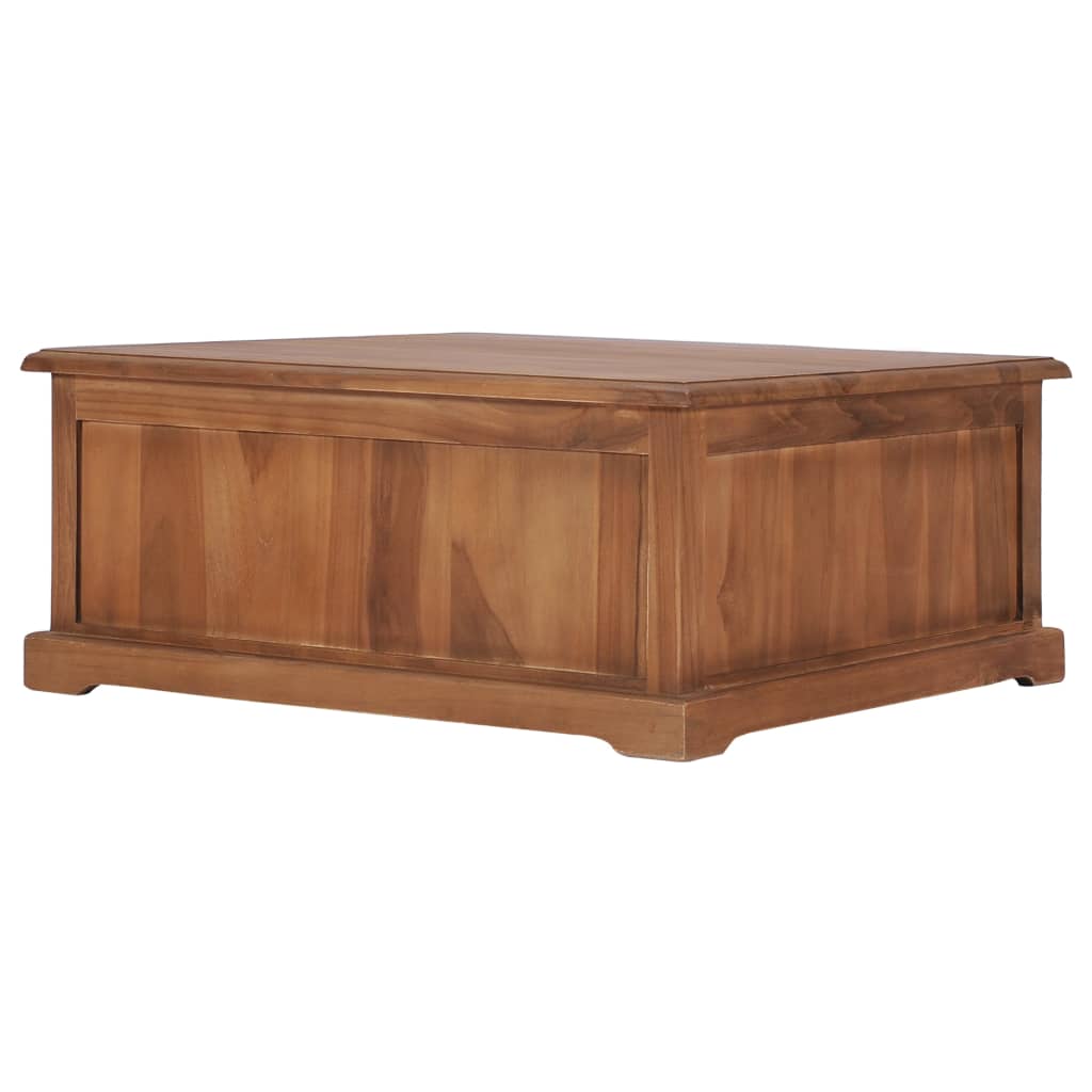 vidaXL Stolik kawowy, 68 x 68 x 30 cm, lite drewno tekowe
