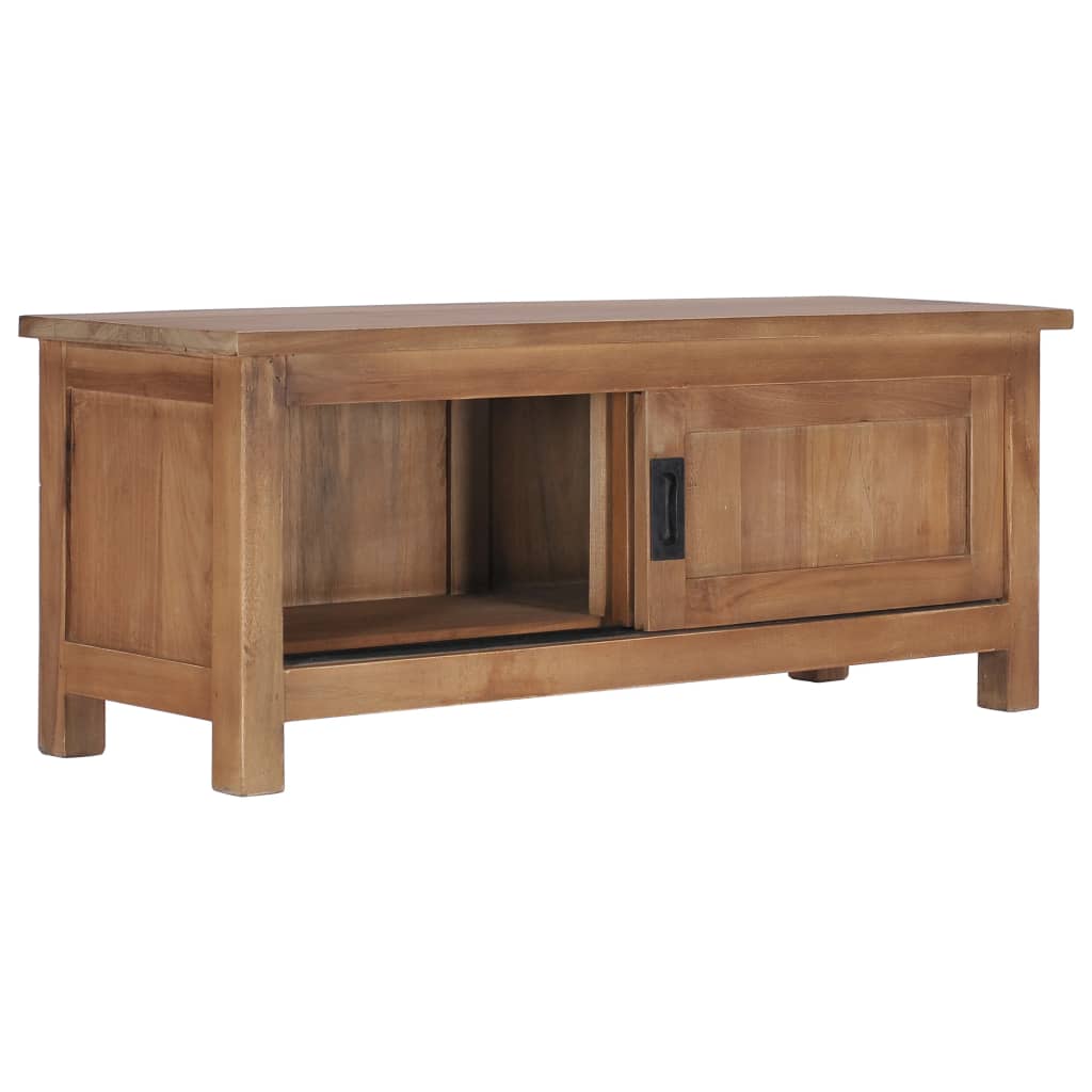 vidaXL Szafka pod TV, 90 x 30 x 35 cm, lite drewno tekowe
