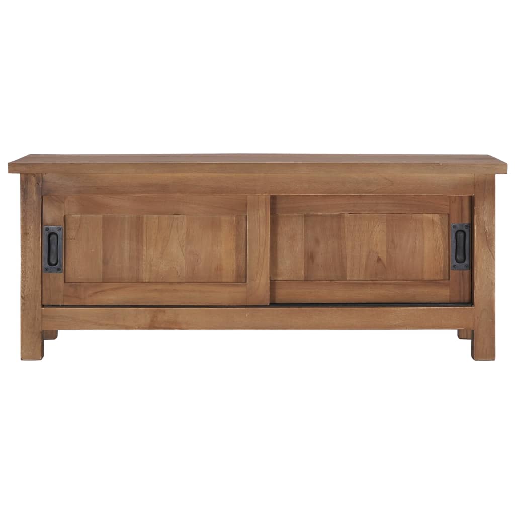 vidaXL Szafka pod TV, 90 x 30 x 35 cm, lite drewno tekowe