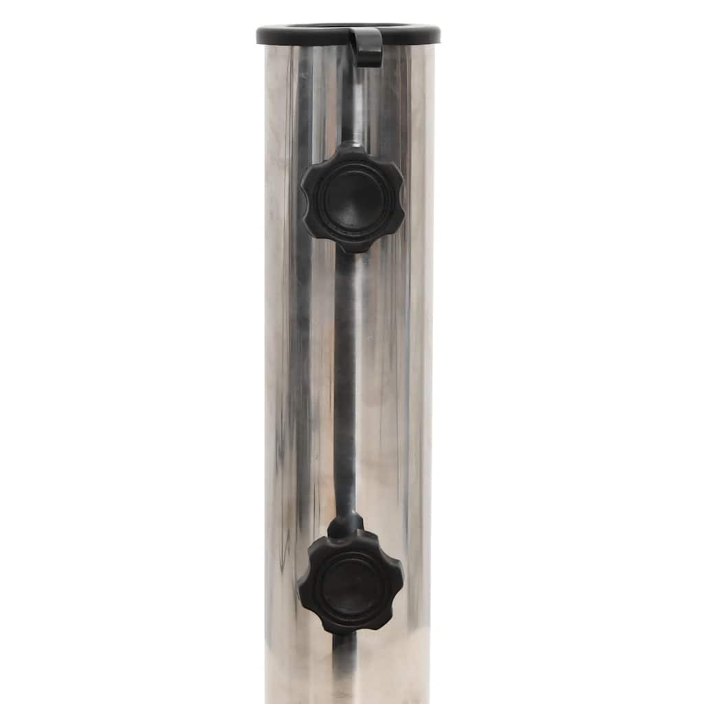 vidaXL Podstawa pod parasol, granitowa, 30 kg, okrągła, czarna