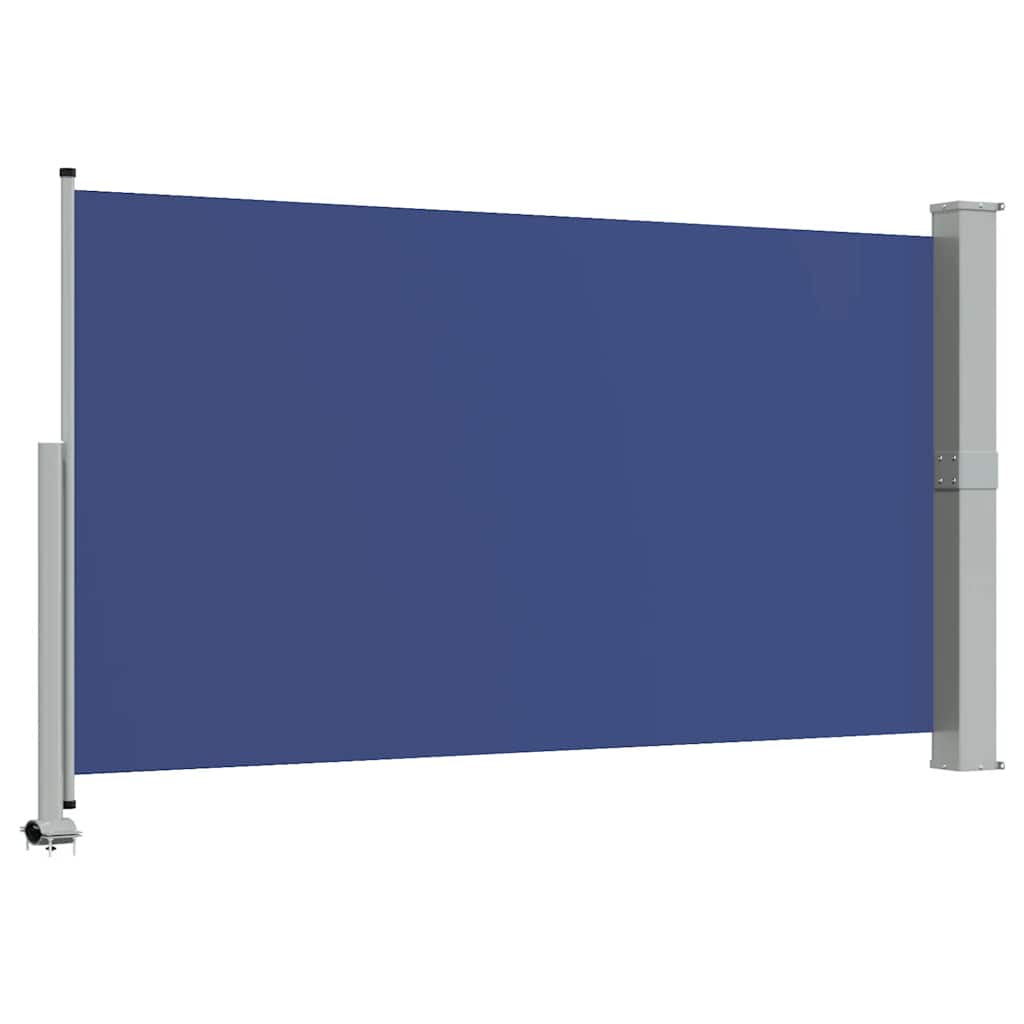 vidaXL Zwijana markiza boczna na patio, 140 x 300 cm, niebieska