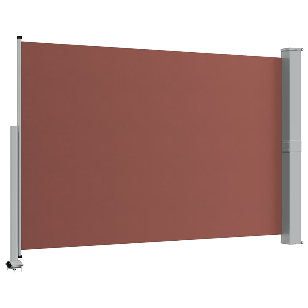 vidaXL Wysuwana markiza boczna na taras, 160 x 300 cm, brązowa