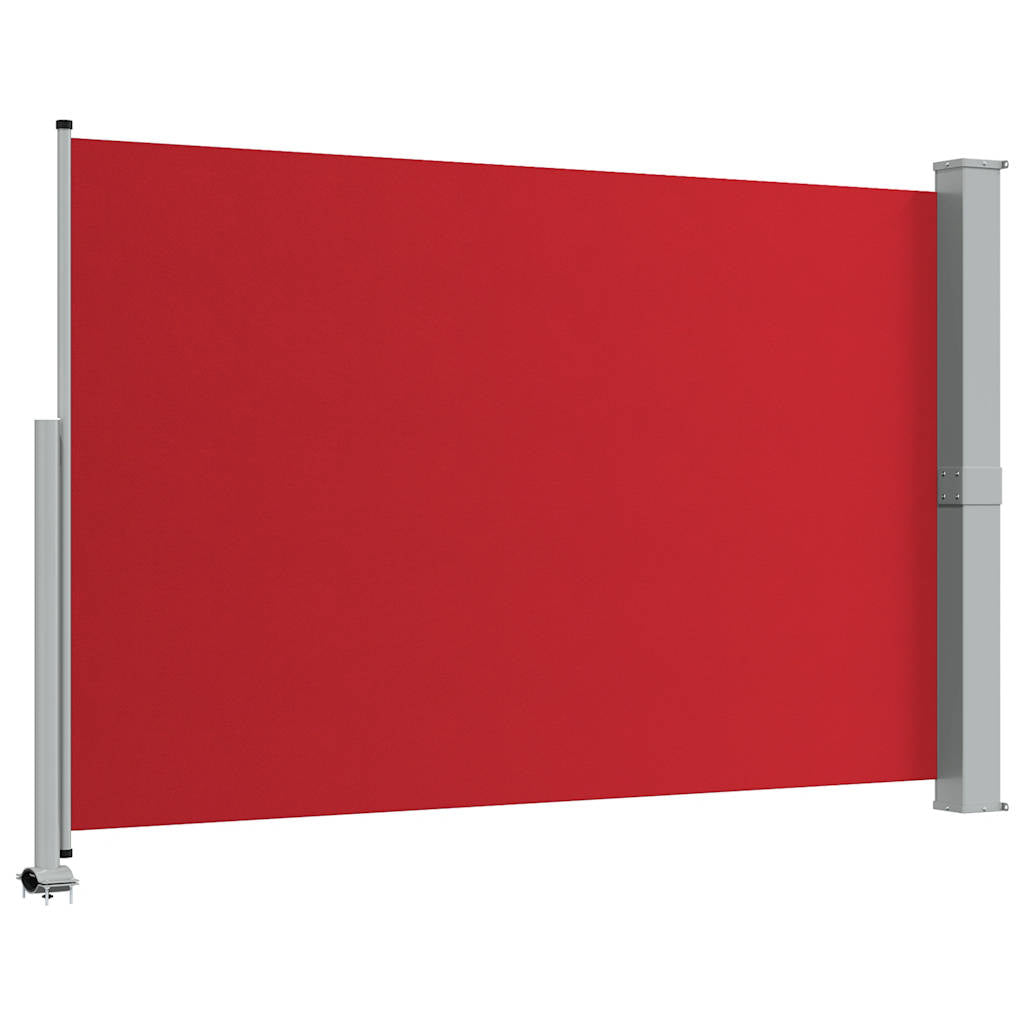 vidaXL Wysuwana markiza boczna na taras, 160 x 300 cm, czerwona