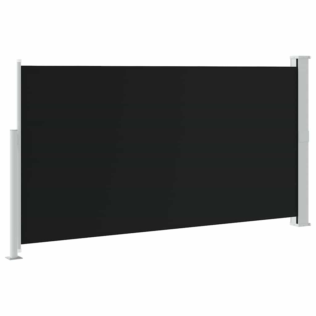 vidaXL Wysuwana markiza boczna na taras, 170 x 300 cm, czarna