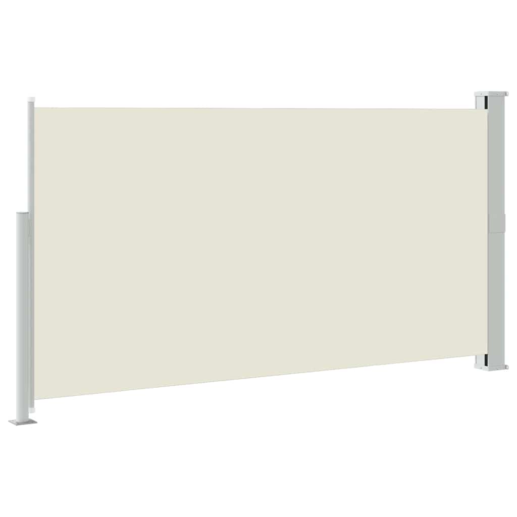 vidaXL Wysuwana markiza boczna na taras, 170 x 300 cm, kremowa