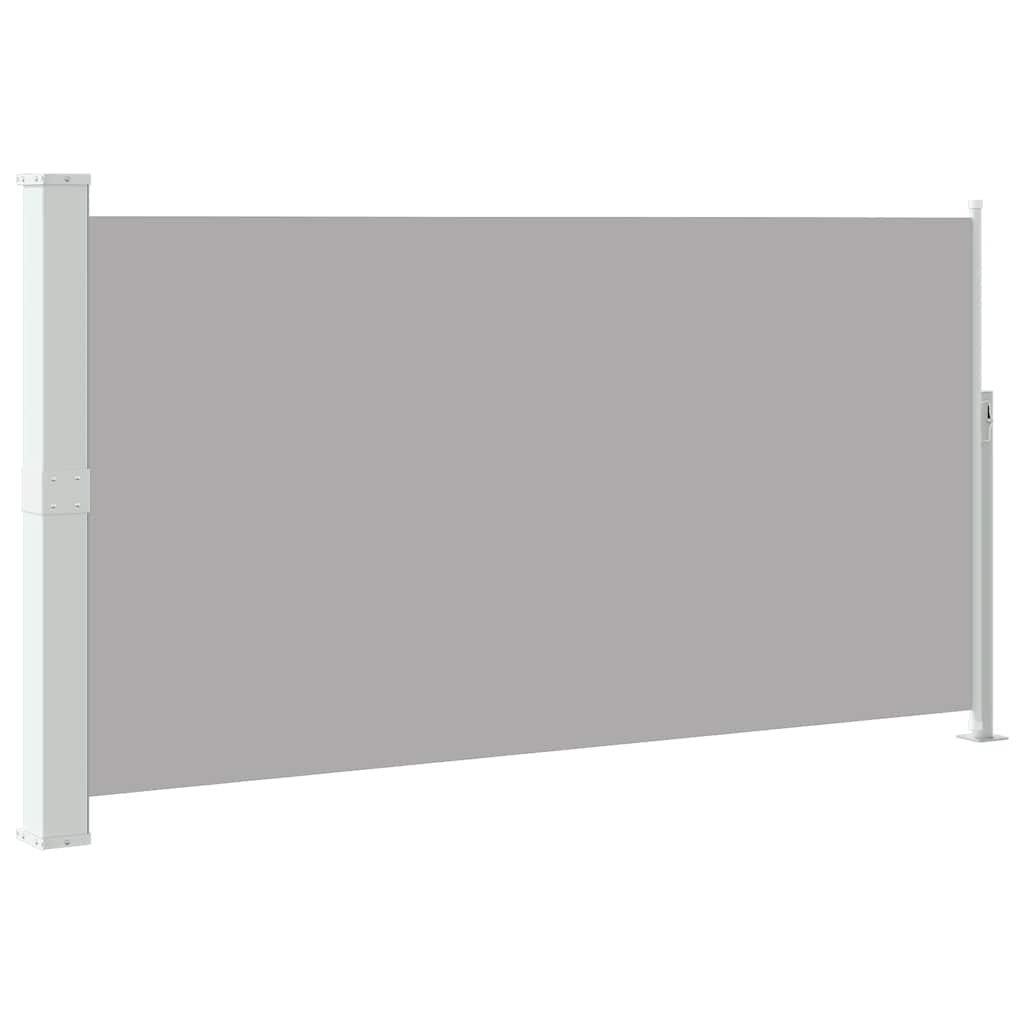 vidaXL Wysuwana markiza boczna na taras, 170 x 300 cm, szara