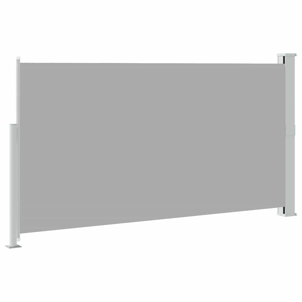 vidaXL Wysuwana markiza boczna na taras, 170 x 300 cm, szara