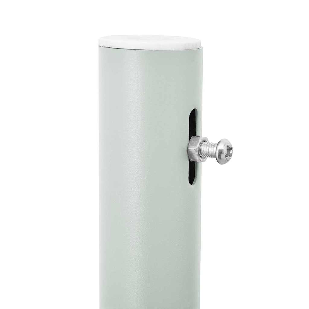 vidaXL Wysuwana markiza boczna na taras, 100 x 500 cm, brązowa