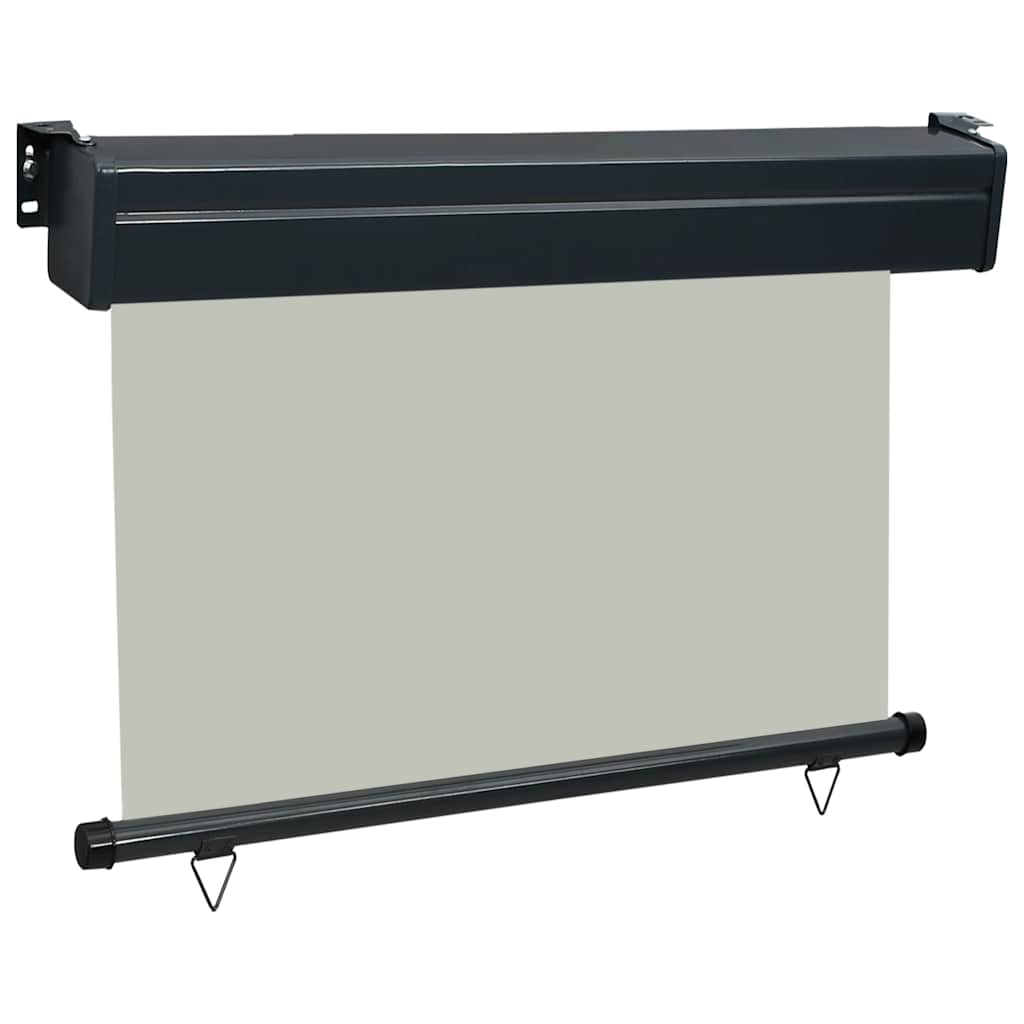 vidaXL Markiza boczna na balkon, 85x250 cm, szara
