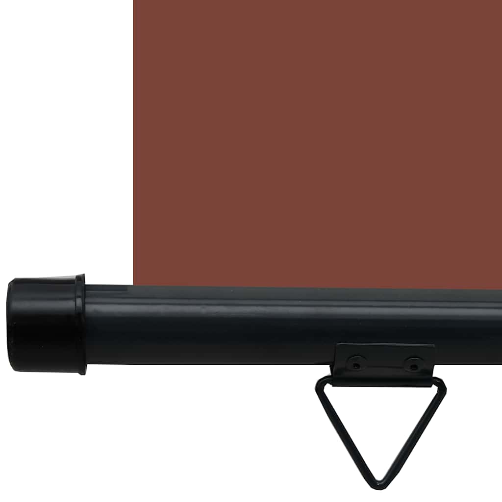 vidaXL Markiza boczna na balkon, 105x250 cm, brązowa