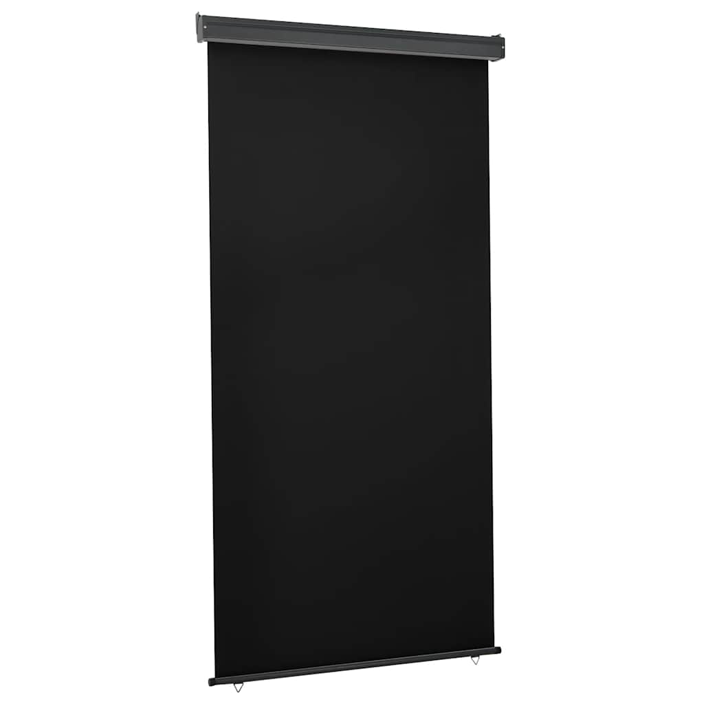 vidaXL Markiza boczna na balkon, 125 x 250 cm, czarna