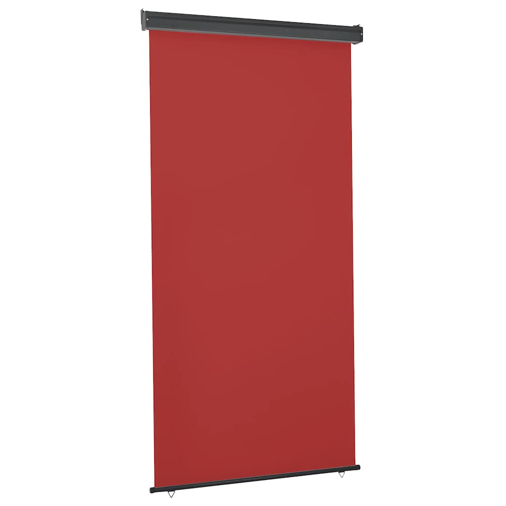vidaXL Markiza boczna na balkon, 125 x 250 cm, czerwona