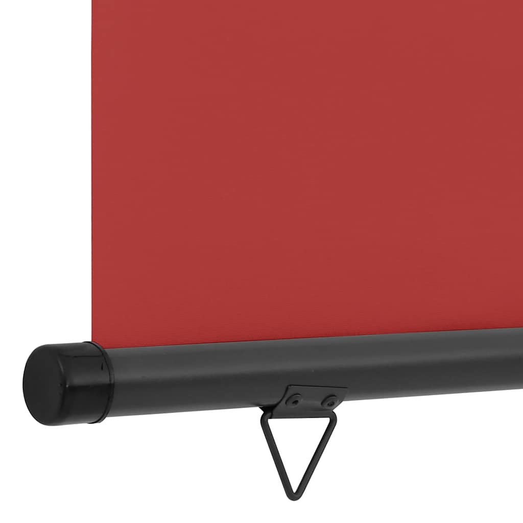 vidaXL Markiza boczna na balkon, 125 x 250 cm, czerwona