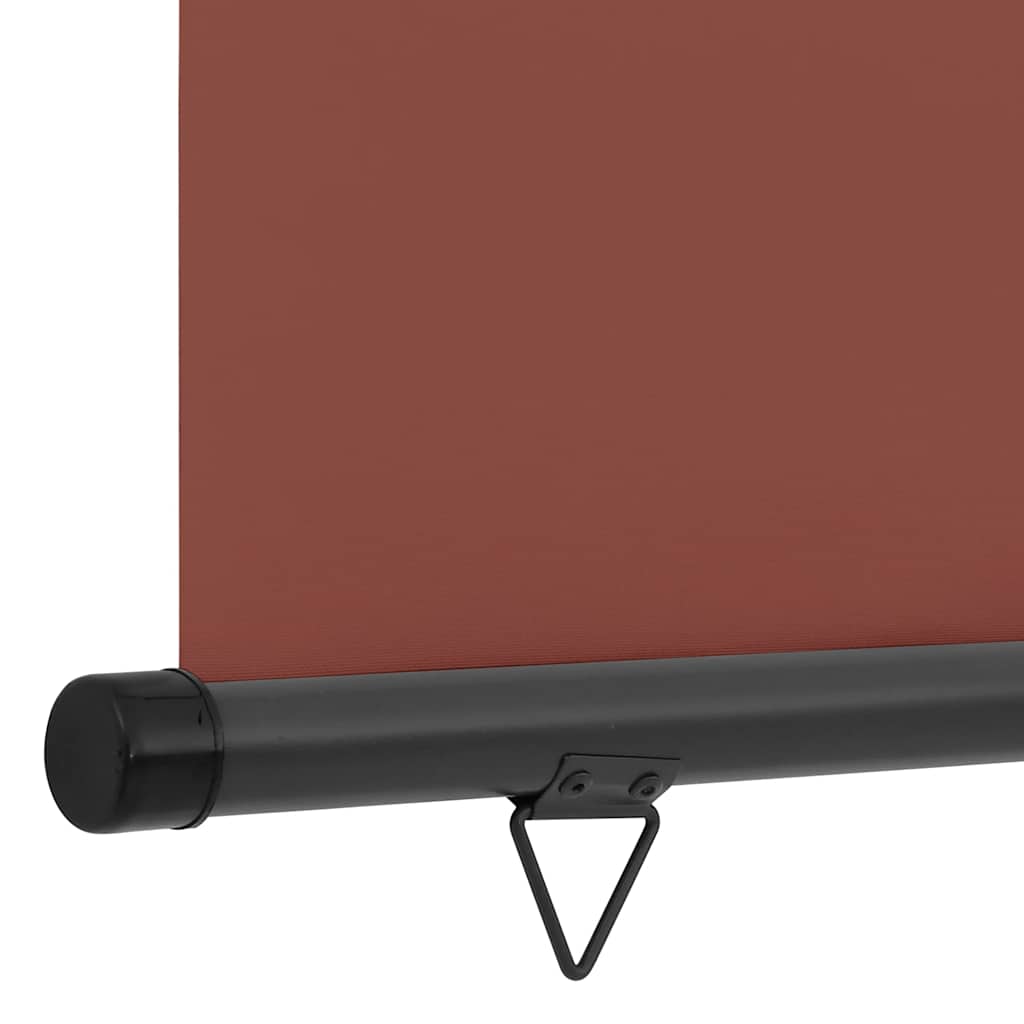 vidaXL Markiza boczna na balkon, 125 x 250 cm, brązowa