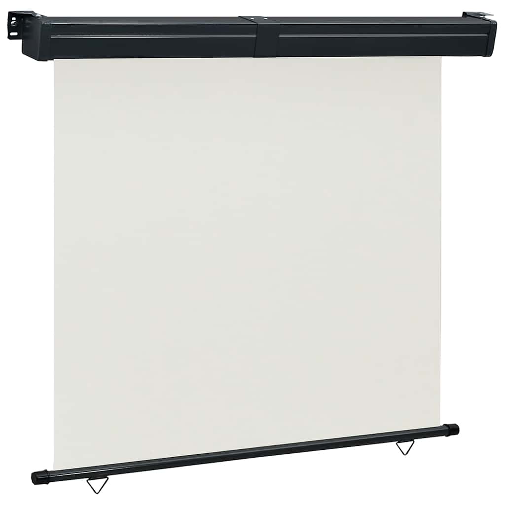 vidaXL Markiza boczna na balkon, 175x250 cm, kremowa