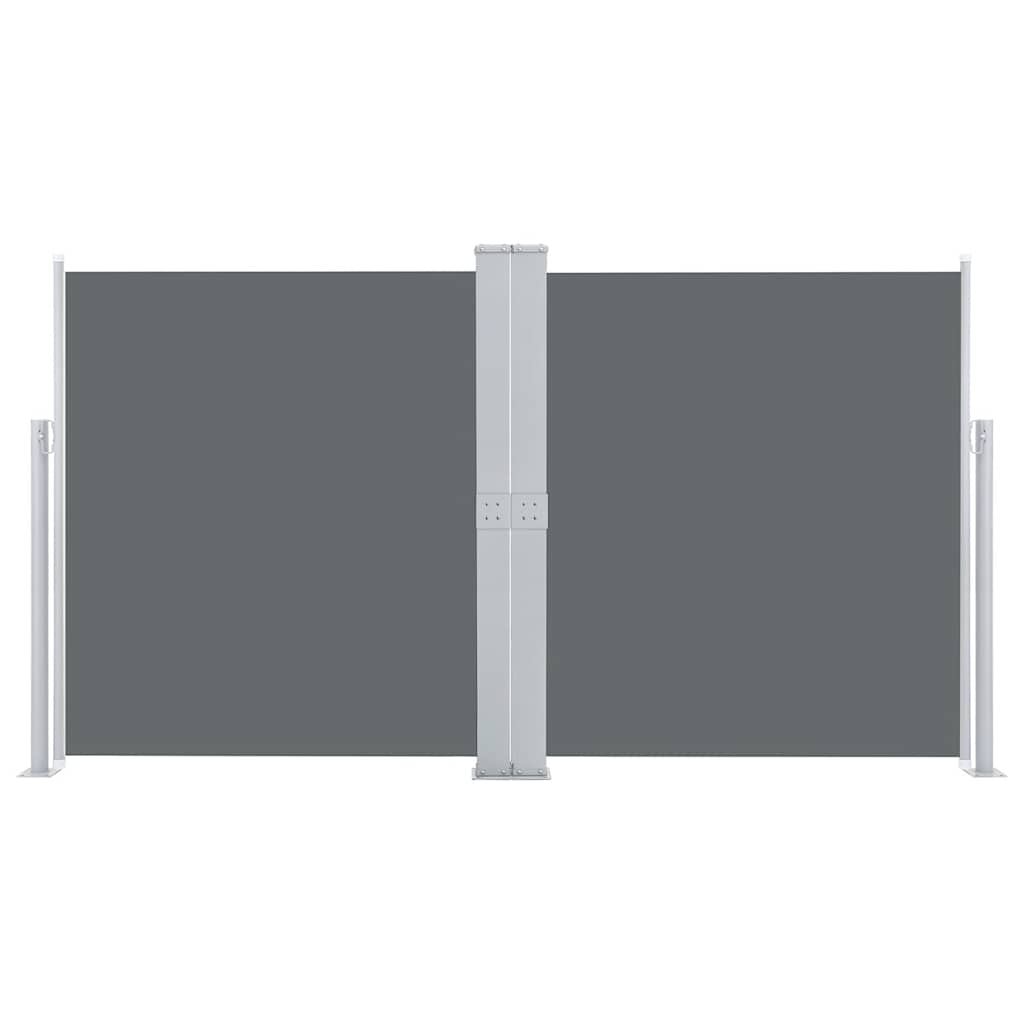 vidaXL Zwijana markiza boczna, antracytowa, 140 x 600 cm