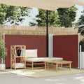 vidaXL Zwijana markiza boczna, brązowa, 120 x 1000 cm