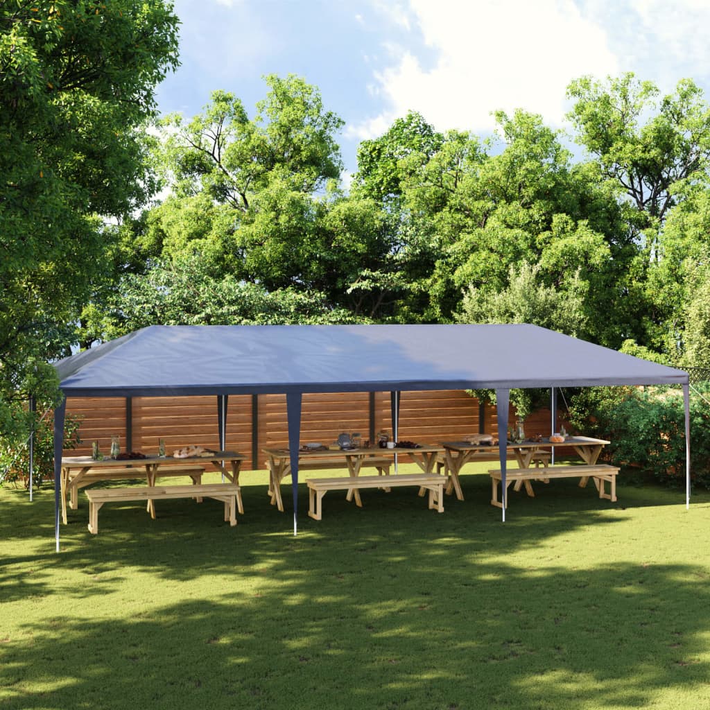 vidaXL Namiot imprezowy, 4 x 9 m, niebieski
