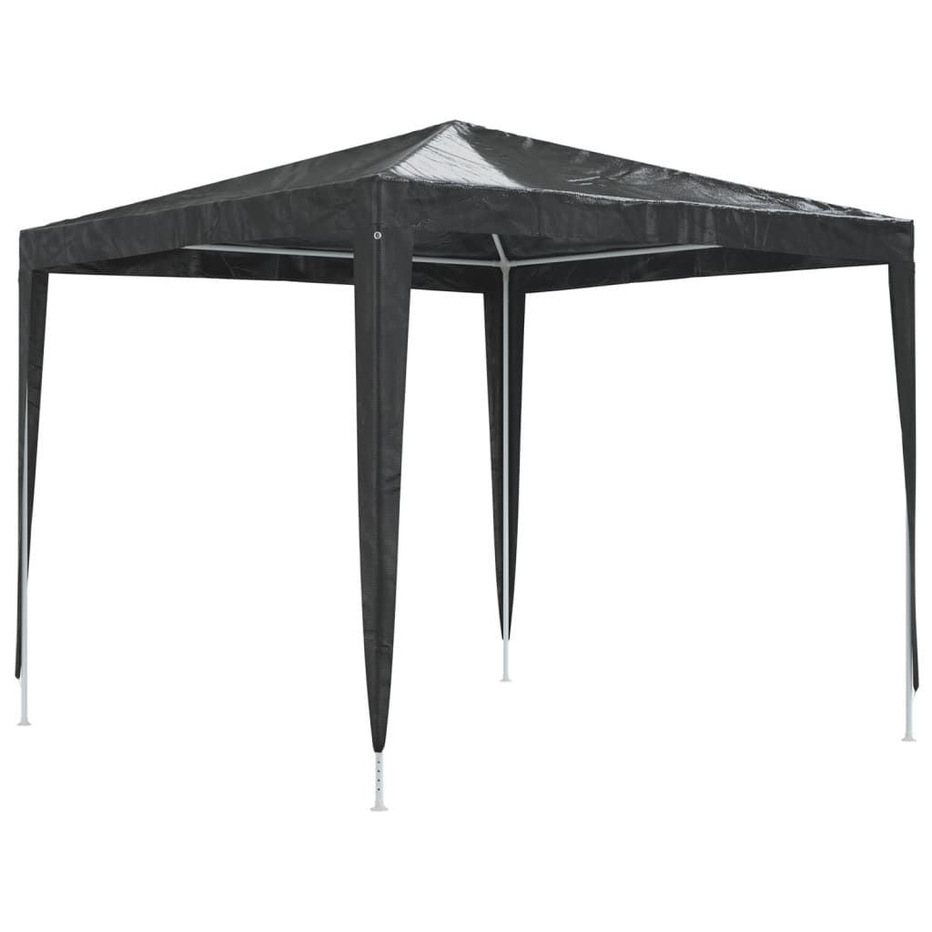 vidaXL Namiot imprezowy, 2,5x2,5 m, antracytowy, 90 g/m²
