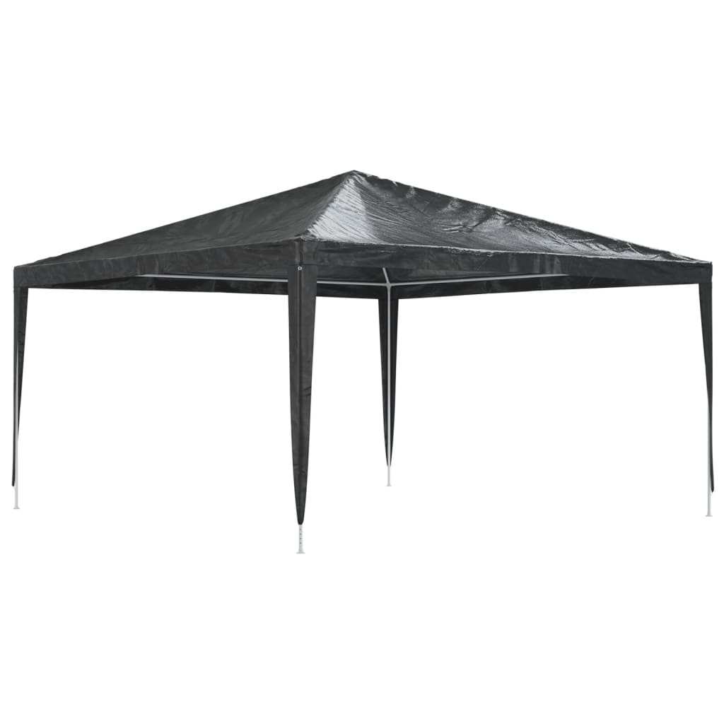 vidaXL Namiot imprezowy, 4x4 m, antracytowy, 90 g/m²