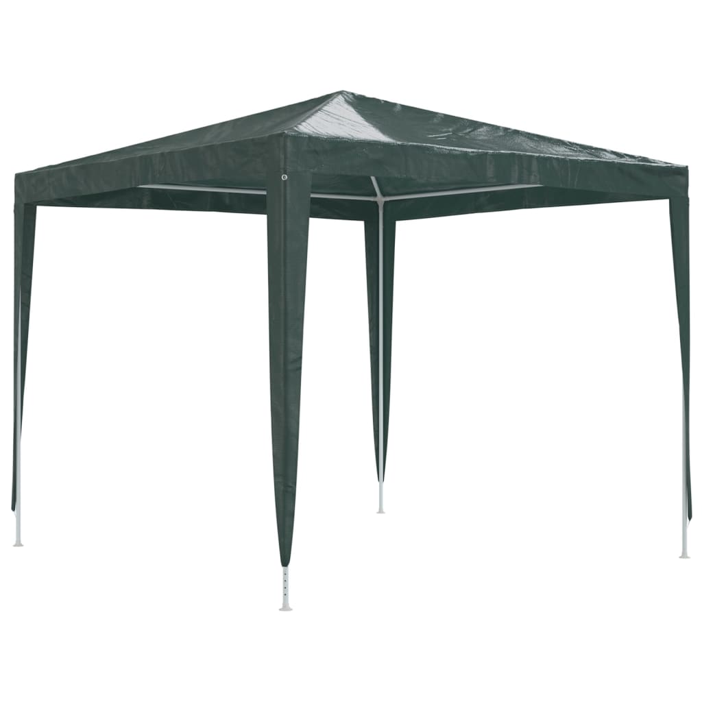 vidaXL Namiot imprezowy, 2,5x2,5 m, zielony, 90 g/m²