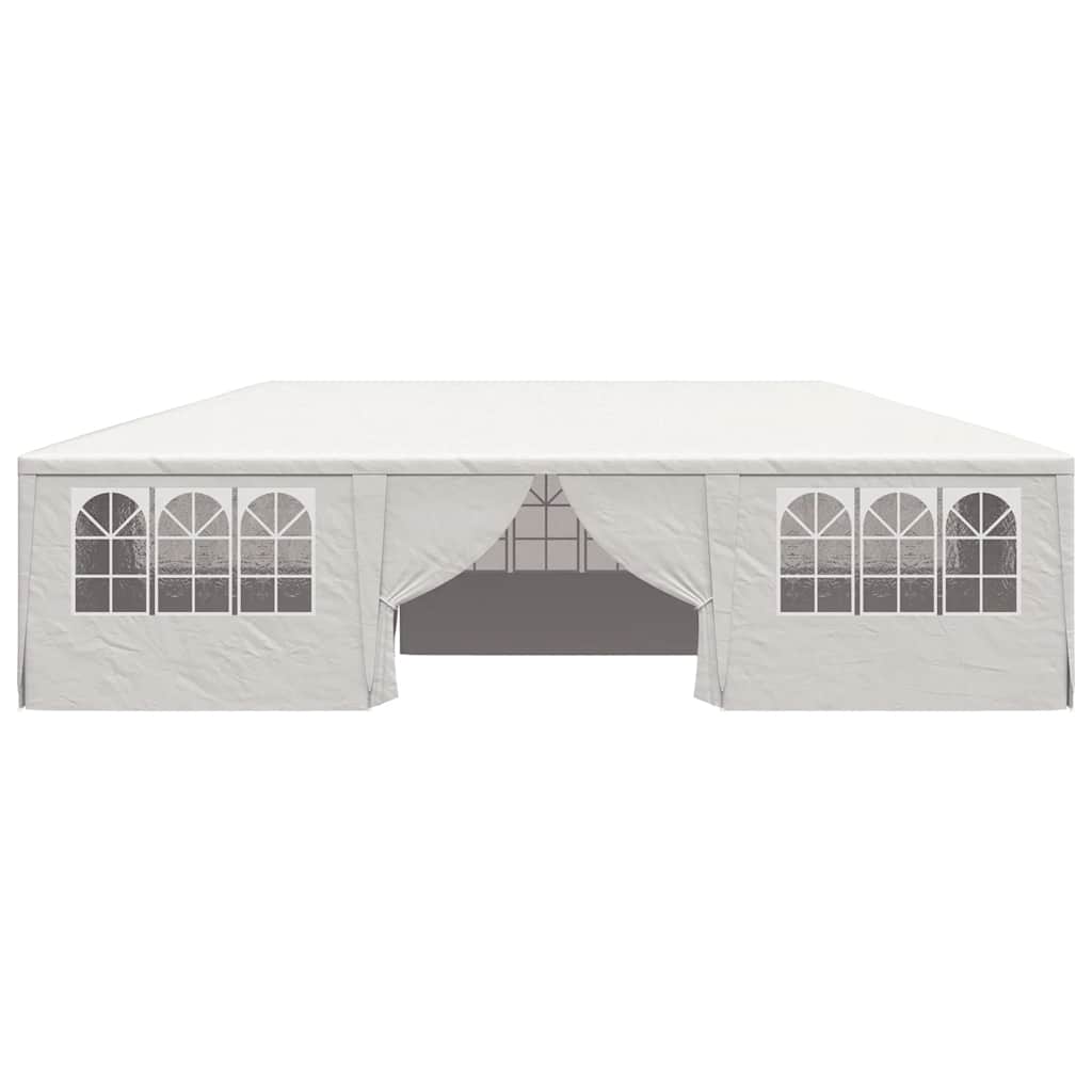 vidaXL Namiot imprezowy ze ściankami, 4x9 m, biały, 90 g/m²