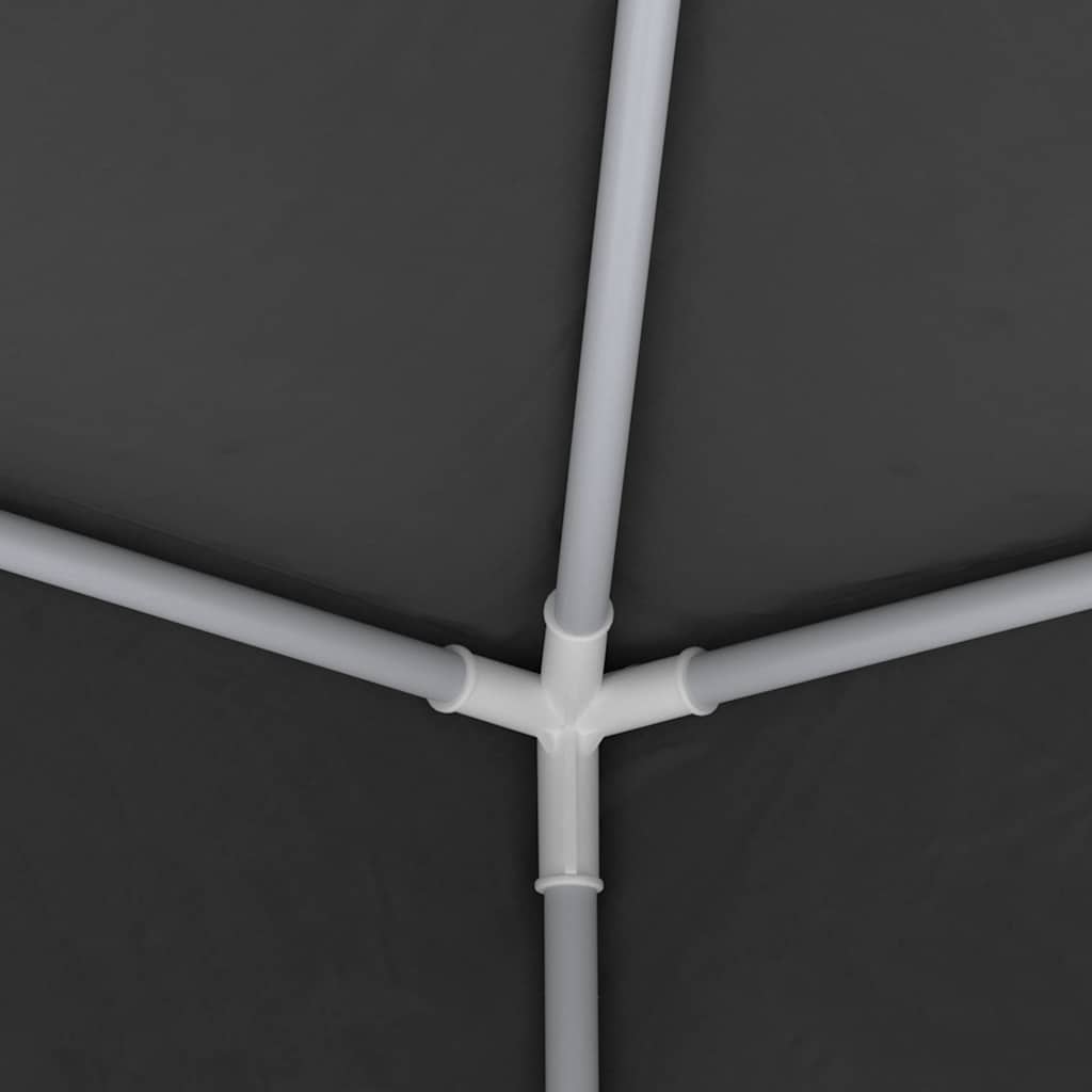 vidaXL Namiot imprezowy ze ściankami, 4x4 m, antracytowy, 90 g/m²