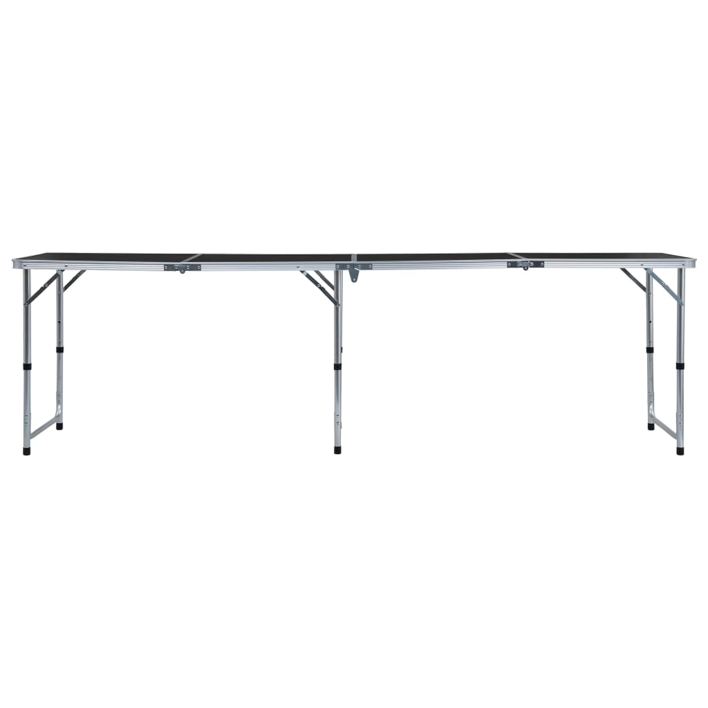 vidaXL Składany stolik turystyczny, aluminiowy, 240 x 60 cm