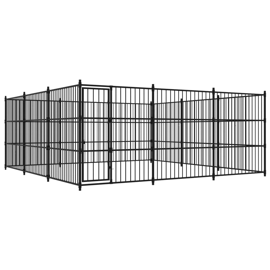 vidaXL Kojec zewnętrzny dla psa, 450 x 450 x 185 cm