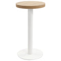 vidaXL Stolik bistro, kolor jasny brąz, 40 cm, MDF