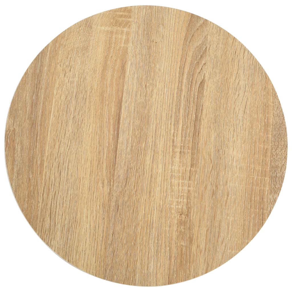 vidaXL Stolik bistro, kolor jasny brąz, 40 cm, MDF