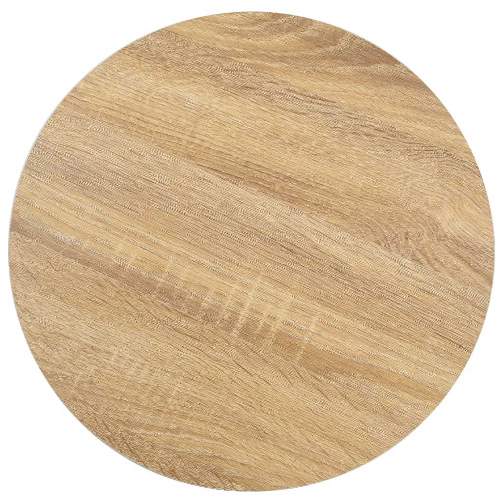 vidaXL Stolik bistro, kolor jasny brąz, 40 cm, MDF