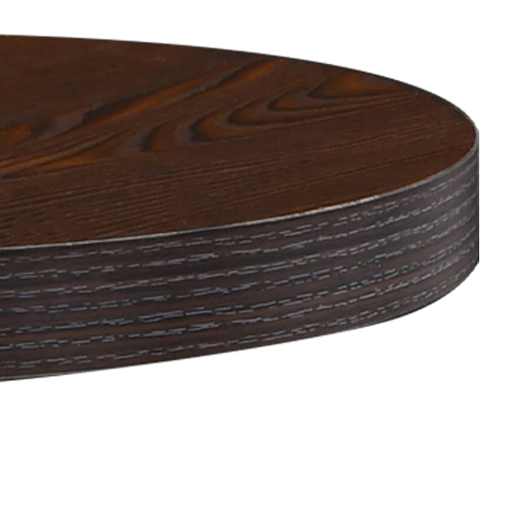 vidaXL Stolik bistro, ciemnobrązowy, 40 cm, MDF
